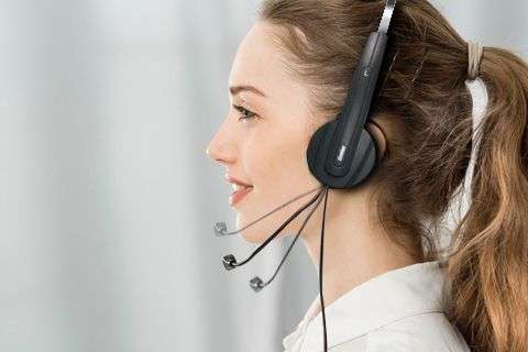 Genius HS-220U Headset Black