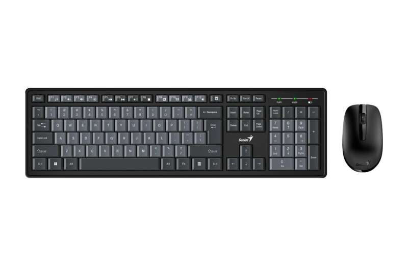 Genius Smart KM-8200 Dual Color Wireless Combo billentyűzet + egér Black/Grey HU