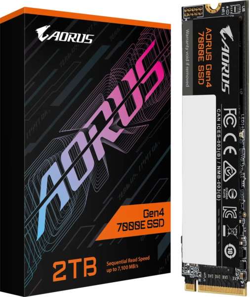 Gigabyte 2TB M.2 2280 NVMe Aorus Gen4 7000E