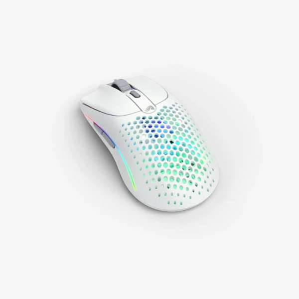 Glorious Model O 2 Wireless Bluetooth RGB Gaming Mouse White