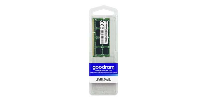 GoodRam 4GB DDR3 1600MHz SODIMM