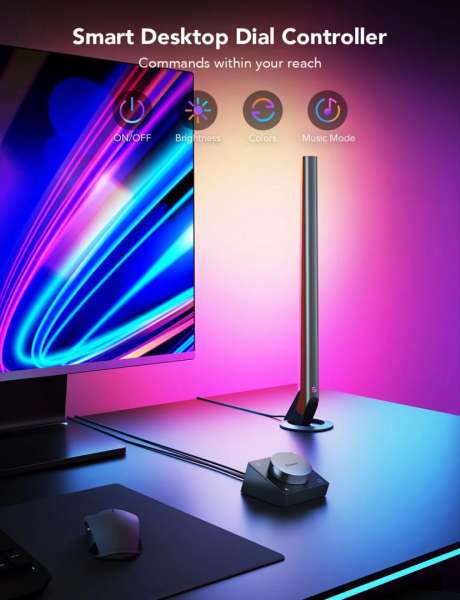 Govee RGBIC Wi-Fi Gaming Light Bars with Smart Contoller