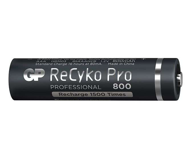 GP ReCyko Pro 800mAh AAA Ni-MH akkumulátor 4db/csomag
