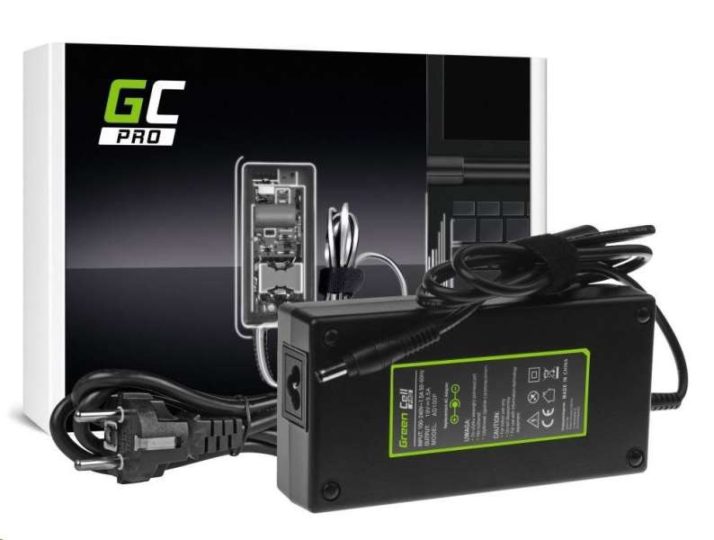 Green Cell AD100P 19V / 9,5A 180W 5,5x2,5mm MSI hálózati notebook töltő