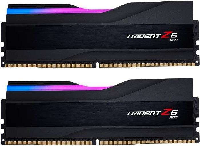 G.SKILL 128GB DDR5 6400MHz Kit(2x64GB) Trident Z5 RGB Black
