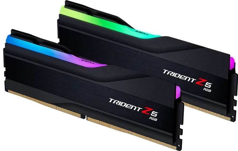 G.SKILL 128GB DDR5 6400MHz Kit(2x64GB) Trident Z5 RGB Black