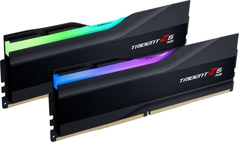 G.SKILL 128GB DDR5 6400MHz Kit(2x64GB) Trident Z5 RGB Black