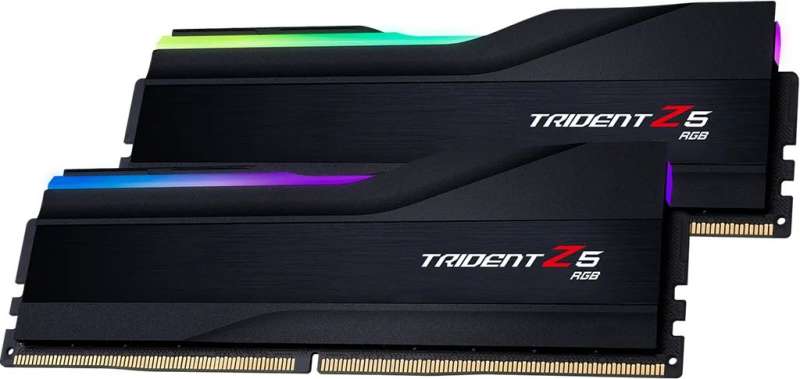 G.SKILL 128GB DDR5 6400MHz Kit(2x64GB) Trident Z5 RGB Black