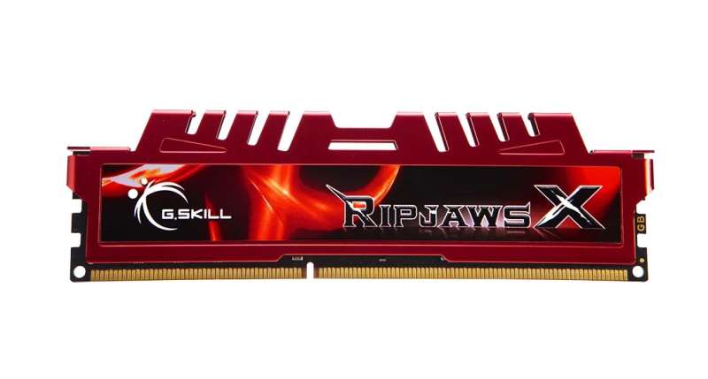 G.SKILL 16GB DDR3 1600MHz Kit(4x4GB) RipjawsX Red
