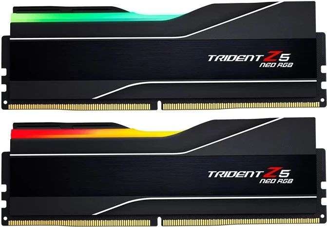G.SKILL 32GB DDR5 6000MHz Kit(2x16GB) Trident Neo RGB Black
