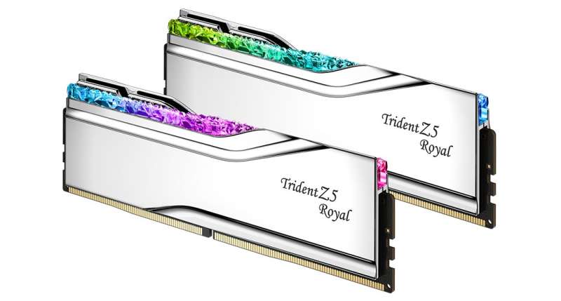 G.SKILL 32GB DDR5 6000MHz Kit(2x16GB) Trident Z5 Royal Silver