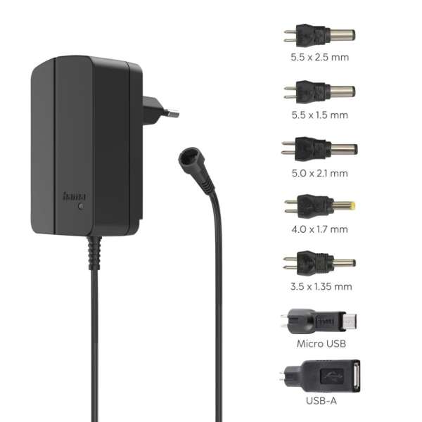 Hama 12V / 1,5A 18W Univerzális hálózati notebook töltő