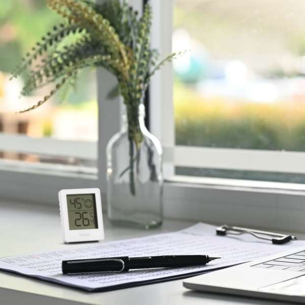 Hama Baros Thermometer and Hygrometer Digital for Indoors Set of 2 Időjárás Állomás White