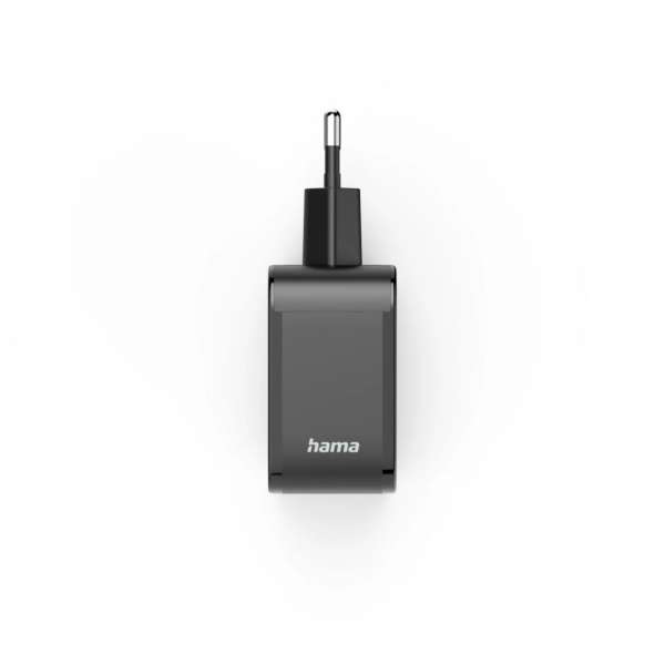 Hama Fast Charger 2x USB-C PD 1x USB-A QC 65W Black