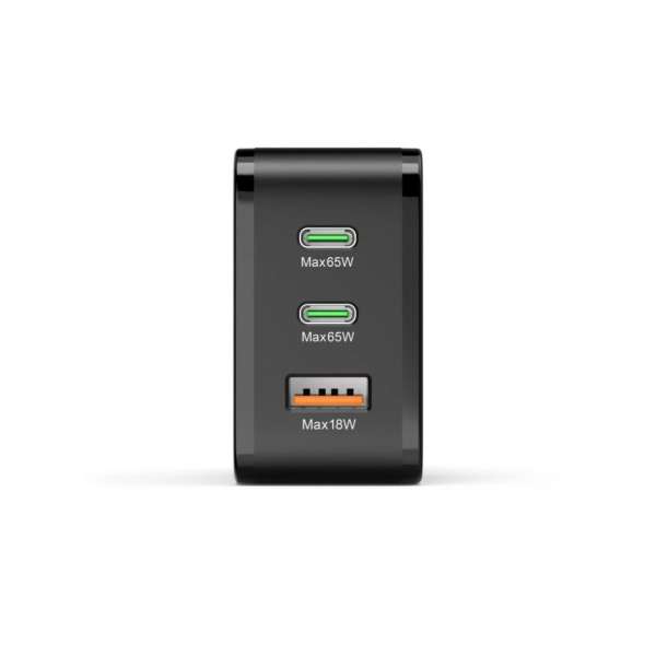 Hama Fast Charger 2x USB-C PD 1x USB-A QC 65W Black