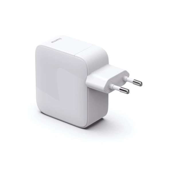 Hama Fast Charger GaN 2xUSB-C PD 65W White