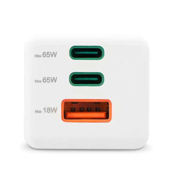 Hama Fast Charger GaN Mini Charger PD 65W White