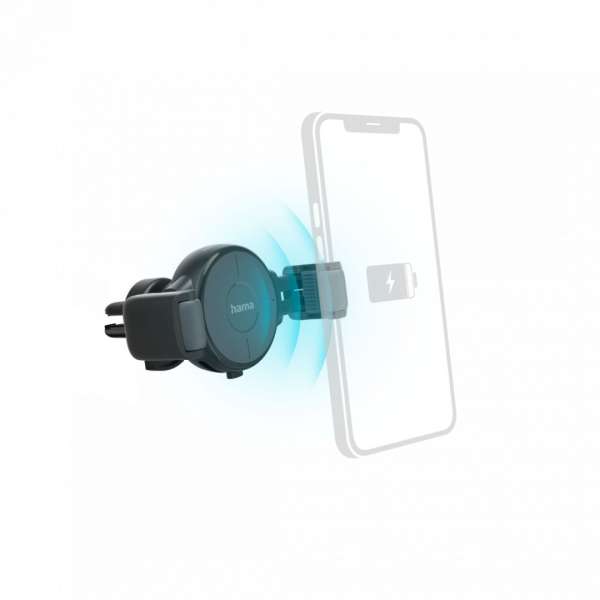 Hama FC-10 FLEX Wireless Car Charger 10W Black