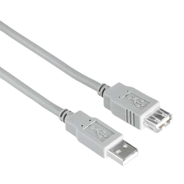 Hama FIC ECO USB kábel A-A 3m Grey