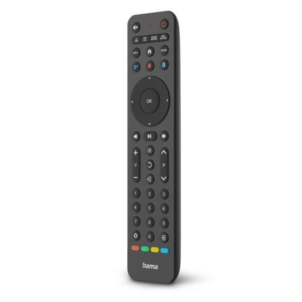 Hama FitTV 8in1 Univerzális Távirányító Black