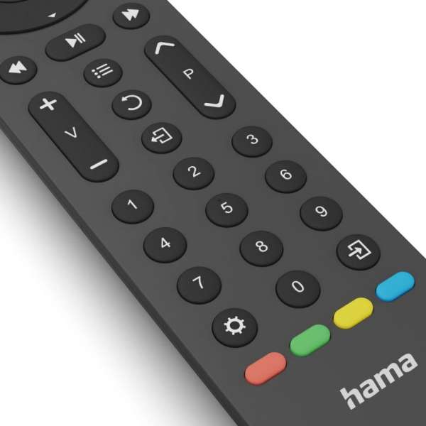 Hama FitTV 8in1 Univerzális Távirányító Black