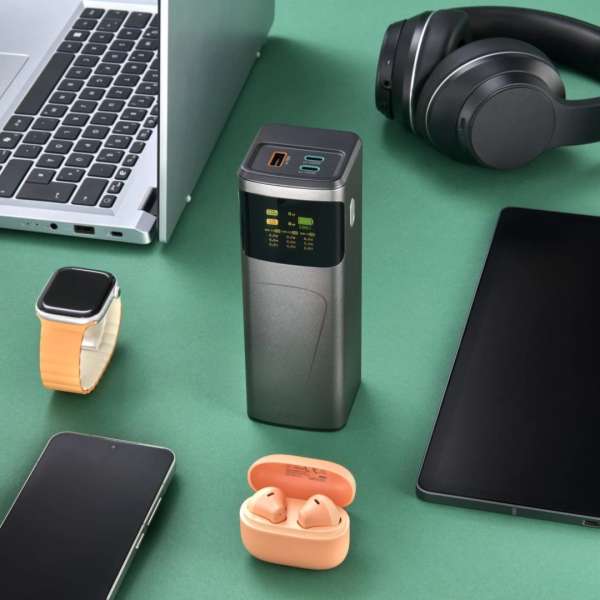 Hama ”High Power” 150W 24000mAh PowerBank Grey