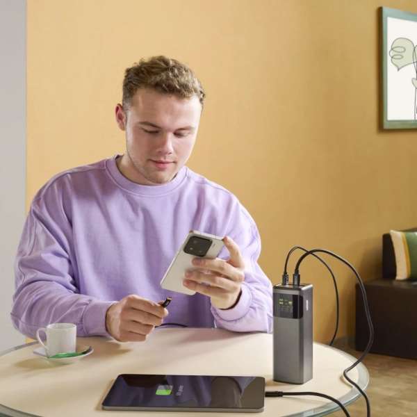 Hama ”High Power” 150W 24000mAh PowerBank Grey