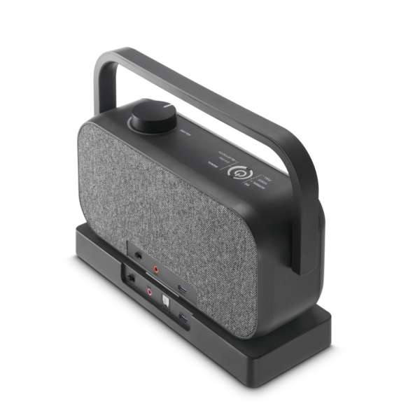 Hama Loudspeaker for TVs 2.4GHz Station + Bluetooth Portable Stereo Speaker Black