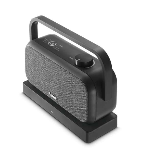 Hama Loudspeaker for TVs 2.4GHz Station + Bluetooth Portable Stereo Speaker Black