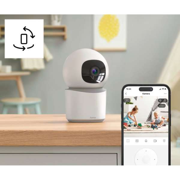 Hama Okos Wi-Fi Beltéri Kamera FHD White