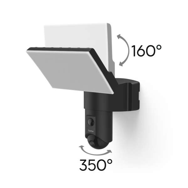Hama Okos Wi-Fi Kamera + Reflektor 1080P Éjjelátó Kültéri Mozgásérzékelős