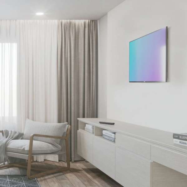 Hama TV Wall Bracket Rigid 191 cm (75") to 40 kg Wall Spacing 23mm