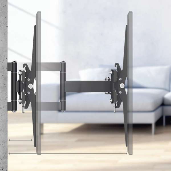 Hama TV Wall Bracket Swivel Tilt Pull-out 165 cm (65") up to 35 kg