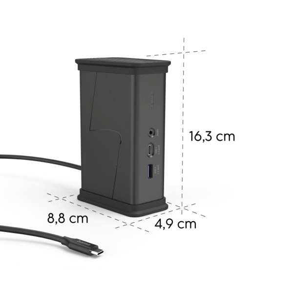 Hama USB 3.1 TYPE-C 9IN1 Dokkoló Grey
