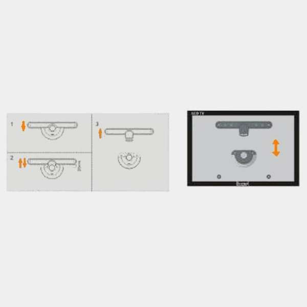 Harmantrade LD08 Wall Mount 32"-55" Black