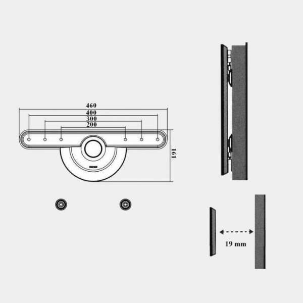 Harmantrade LD08 Wall Mount 32"-55" Black