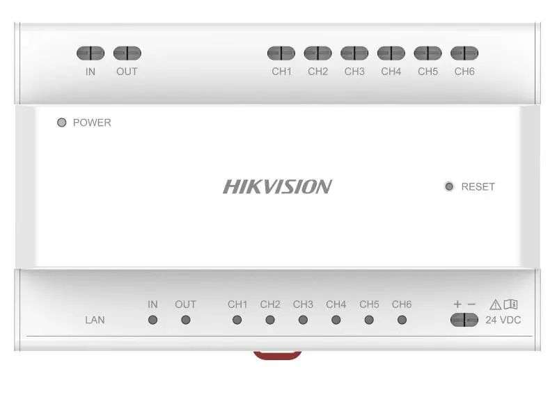 Hikvision Disztribútor soroló egység kétvezetékes IP kaputelefon-rendszerhez