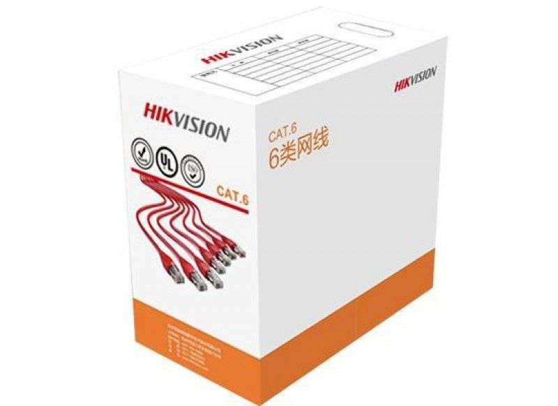 Hikvision CAT6 U-UTP Installation cable 305m Red