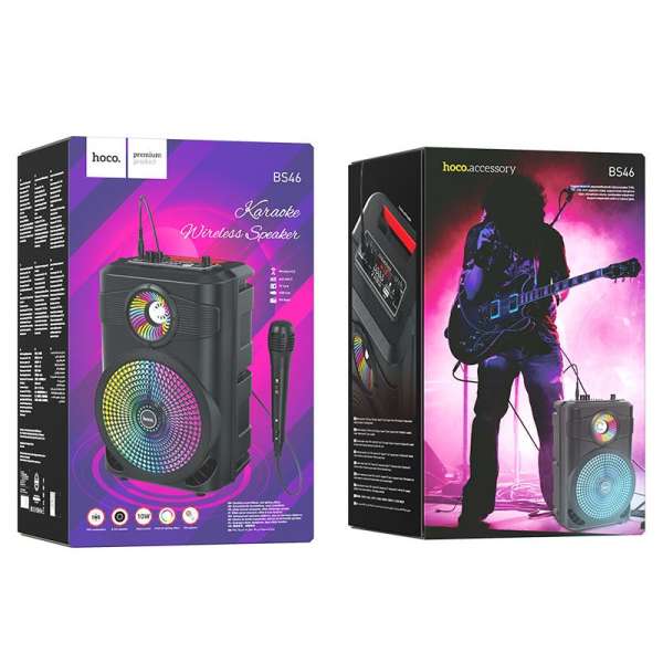 Hoco BS46 Bluetooth Speaker Black