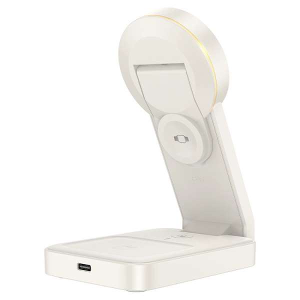 Hoco CQ3 Motorcycle 3in1 Magnetic Wireless 15W White