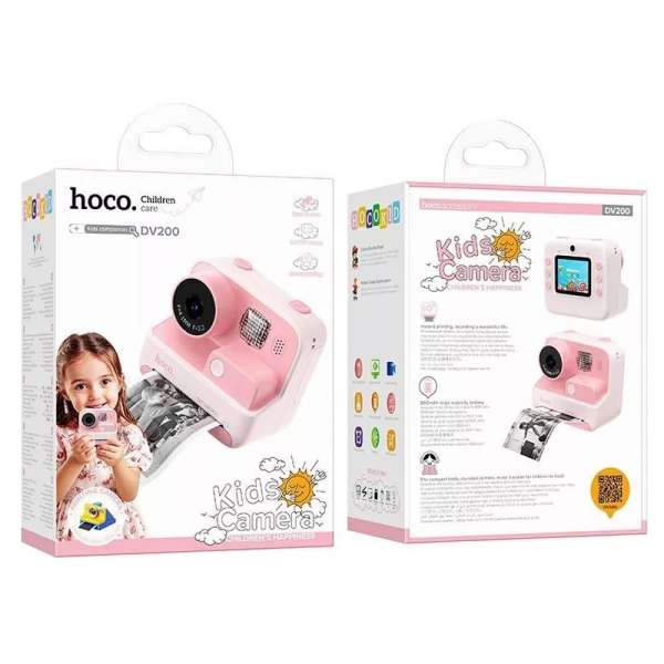Hoco DV200 Kids Camera Pink