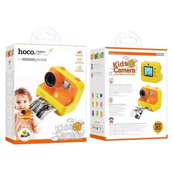 Hoco DV200 Kids Camera Yellow