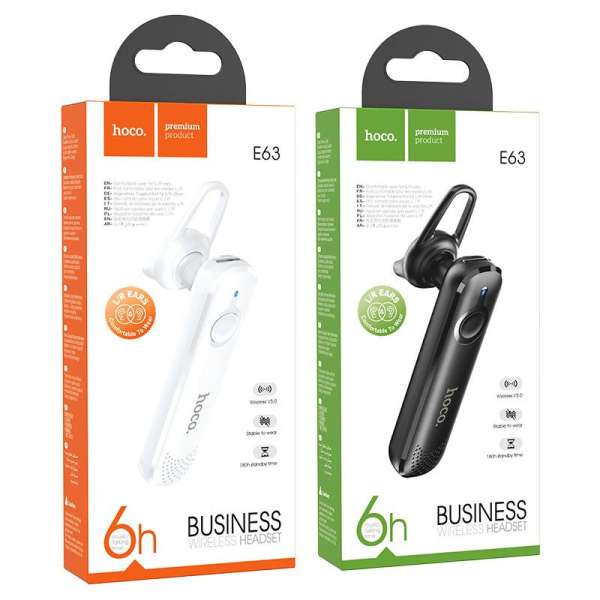 Hoco E63 Bluetooth Headset Black