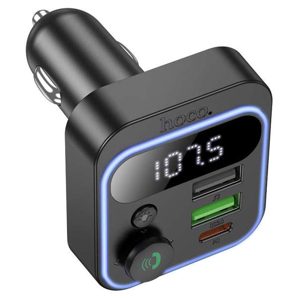 Hoco E85 Bluetooth FM-transmitter Black