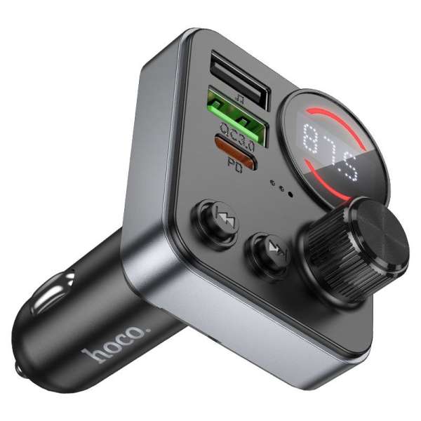 Hoco E86 Alegria Bluetooth FM-transmitter Black