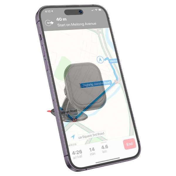 Hoco H30 Brilliant Magnetic Car Holder Black