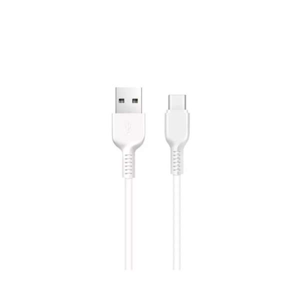 Hoco X20 charging data cable 2.4A USB-A to Type-C 3m White