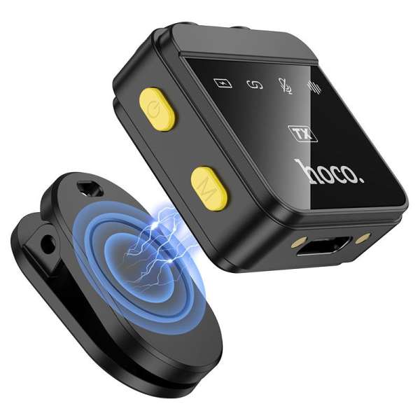Hoco L17 lavalier Wireless microphone Black