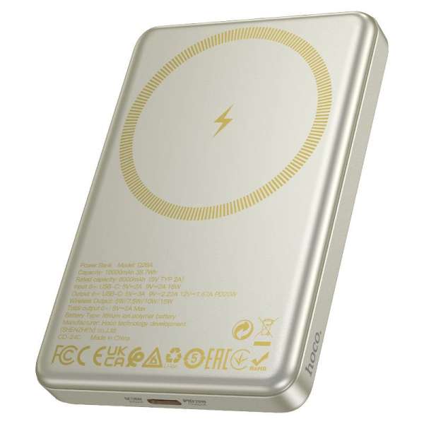 Hoco Q26A Joy 10000mAh PowerBank Titanium Gold
