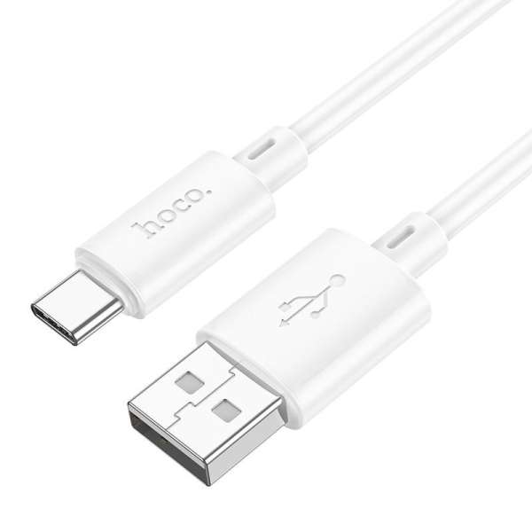 Hoco X88 USB A to Type C 3A cable 1m White